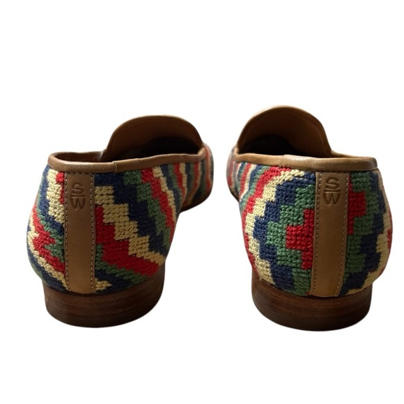 Stubbs & Wootton Limited Edition Loafers with Geometric Pattern Size 7.5 - Picture 5 of 8
